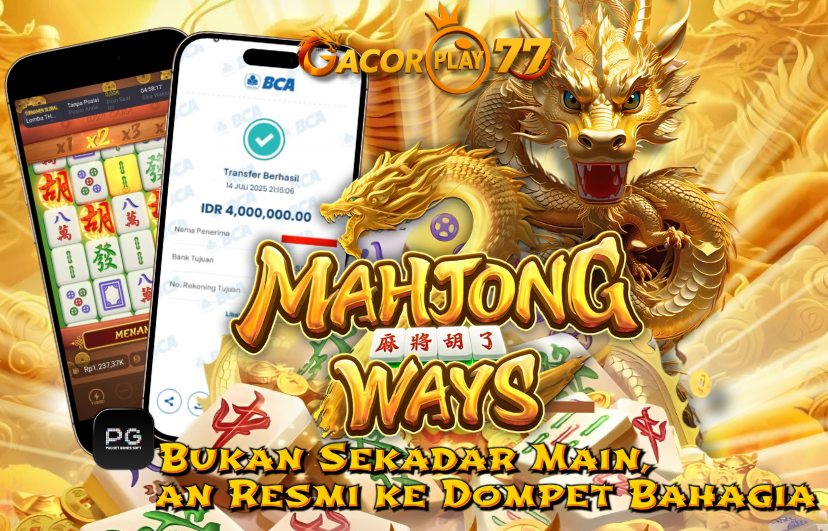 Selamat kepada user id : is*****0 Wede Rp 4.000.000 di Game MAHJONG WAYS PG SOFT Cair Gk Sampe 1 Menit! Menang Mudah di Gacorplay77